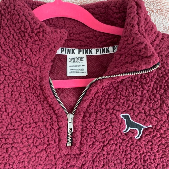 🎀 Victoria’s Secret PINK Sherpa Pullover - Picture 3 of 3